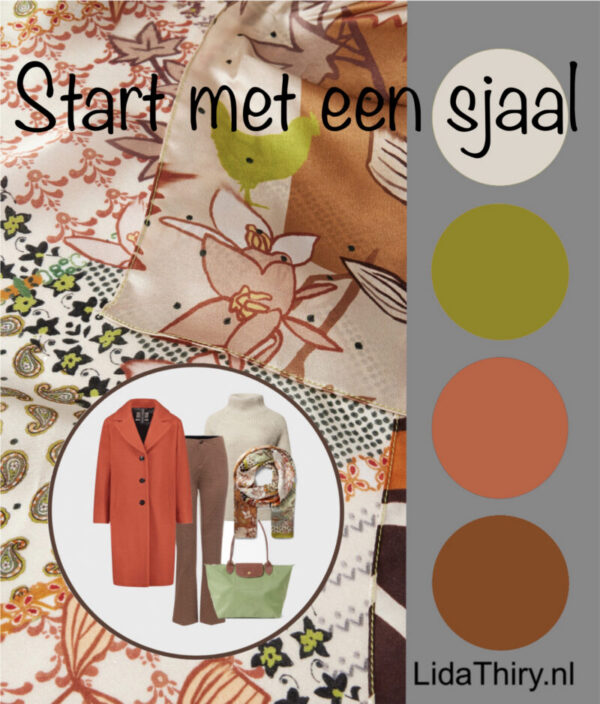 Een capsulegarderobe maak je zo – Een sjaal als inspiratie