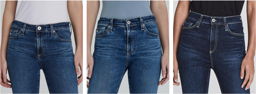 De ideale zithoogte van de jeans