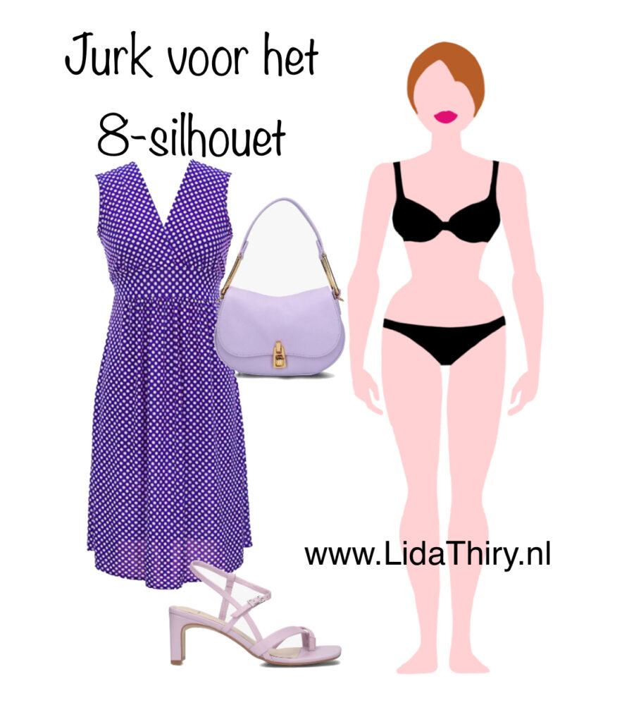 De ideale jurk voor het 8-silhouet