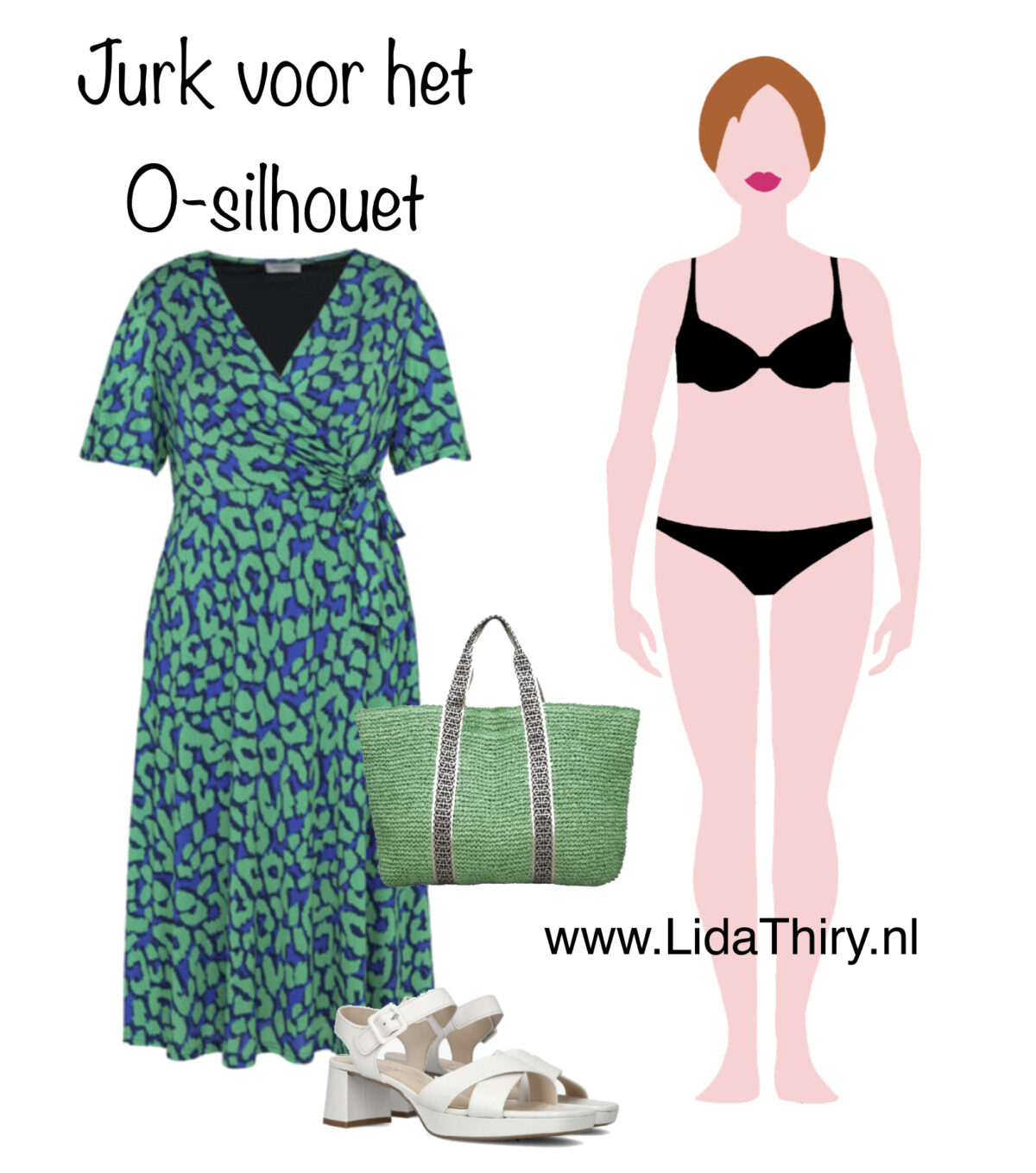 De ideale jurk voor het O-silhouet