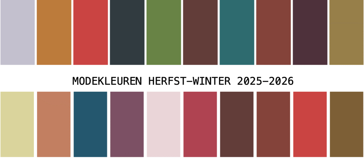 Modekleuren Herfst-Winter 2025-2026